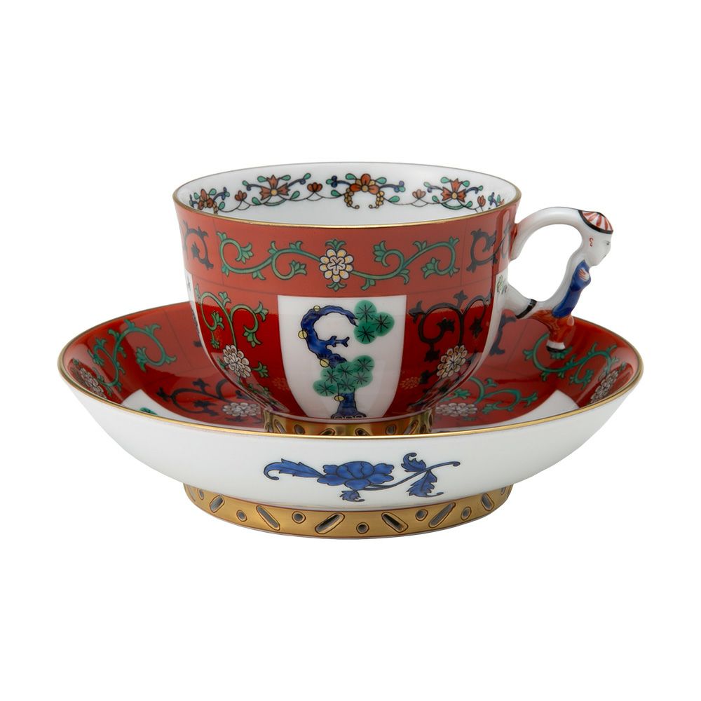 ヘレンド シノワズリ（中国趣味）ゲデレ G 03364-0-21 マンダリン ラージカップ＆ソーサー