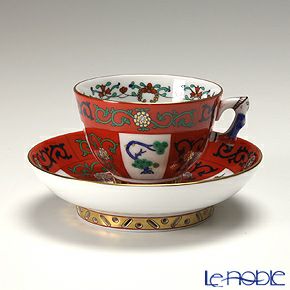 ヘレンド シノワズリ （中国趣味） ゲデレ G 03371-0-21／3371 マンダリン スモールカップ＆ソーサー