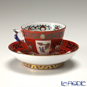 ヘレンド シノワズリ （中国趣味） ゲデレ G 03371-0-21／3371 マンダリン スモールカップ＆ソーサー