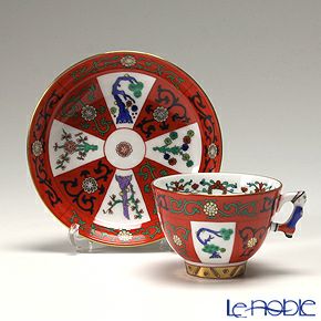 ヘレンド シノワズリ （中国趣味） ゲデレ G 03371-0-21／3371 マンダリン スモールカップ＆ソーサー