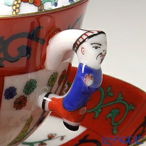 ヘレンド シノワズリ （中国趣味） ゲデレ G 03371-0-21／3371 マンダリン スモールカップ＆ソーサー