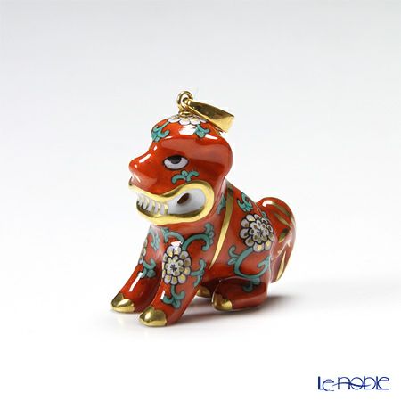 ヘレンド ペンダントトップ G 15503-0-47 コマイヌ 2.5cm