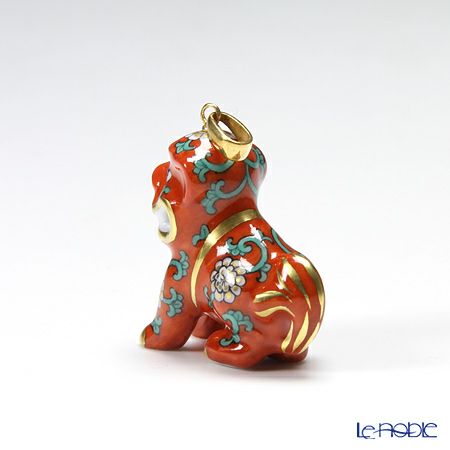 ヘレンド ペンダントトップ G 15503-0-47 コマイヌ 2.5cm