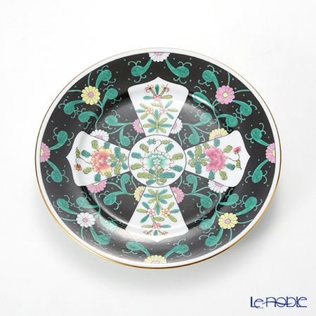 ヘレンド 西安の黒 SN 02518-0-00／2518 プレート 18cm