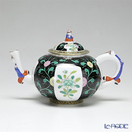 ヘレンド シノワズリ（中国趣味）西安の黒 SN 03304-0-21／3304 マンダリン ティーポット L 700ml