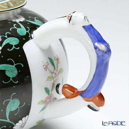 ヘレンド シノワズリ（中国趣味）西安の黒 SN 03304-0-21／3304 マンダリン ティーポット L 700ml