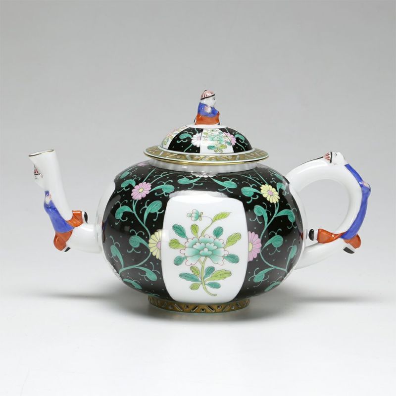 ヘレンド シノワズリ（中国趣味）西安の黒 SN 03304-0-21／3304 マンダリン ティーポット L 700ml