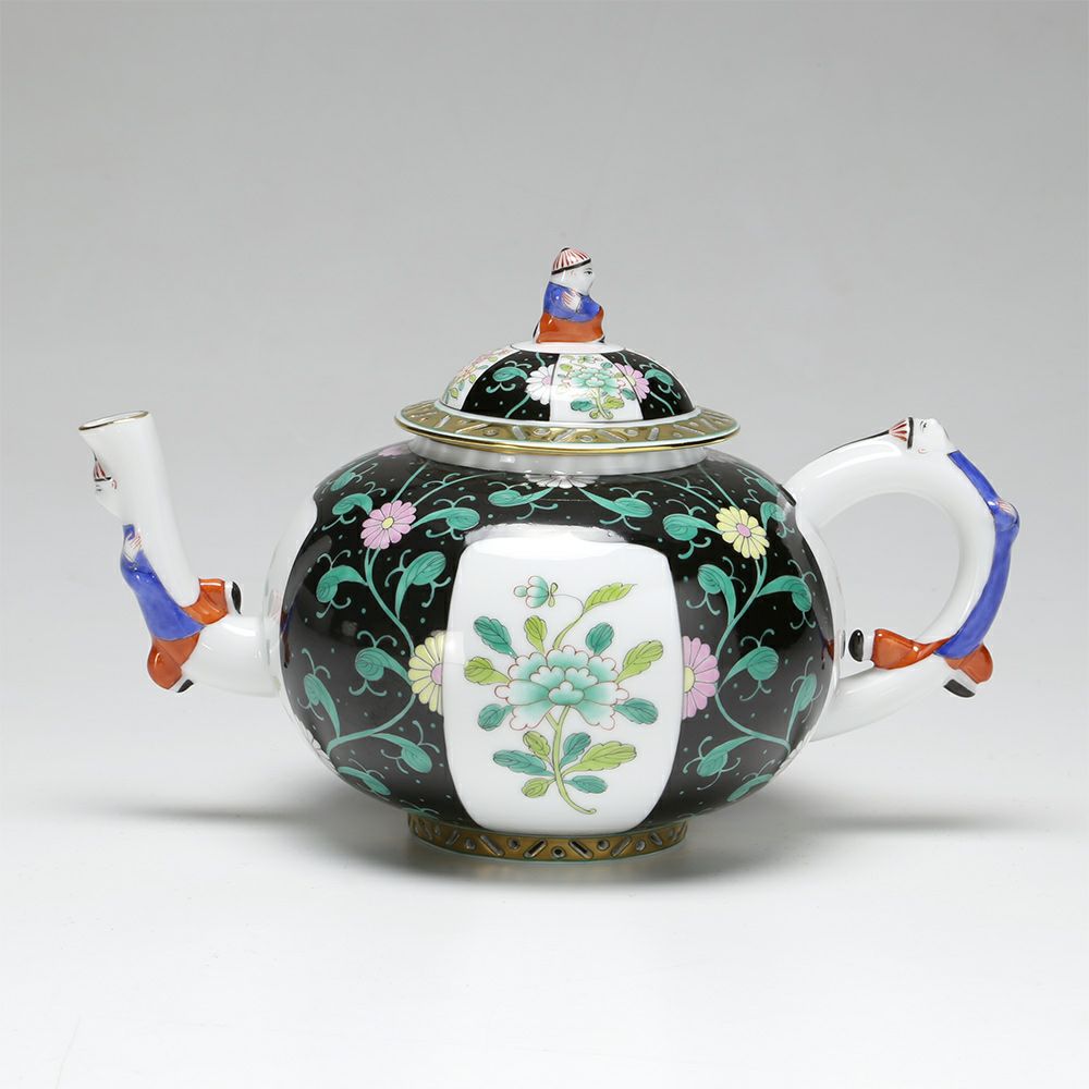 ヘレンド シノワズリ（中国趣味）西安の黒 SN 03304-0-21／3304 マンダリン ティーポット L 700ml