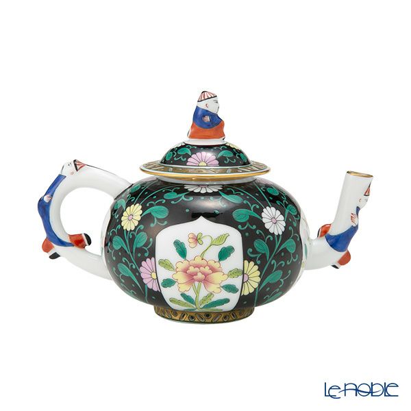 ヘレンド シノワズリ（中国趣味）西安の黒 SN 03305-0-21／3305 マンダリン ミニティーポット 350ml