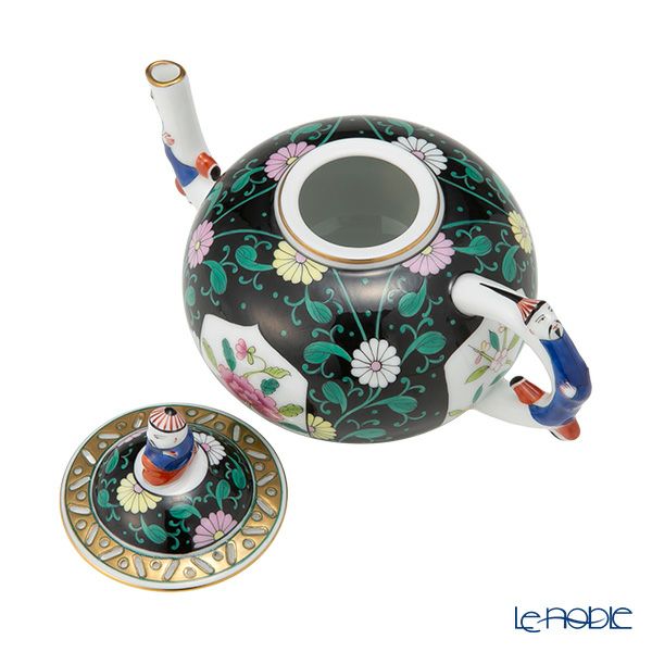 ヘレンド シノワズリ（中国趣味）西安の黒 SN 03305-0-21／3305 マンダリン ミニティーポット 350ml