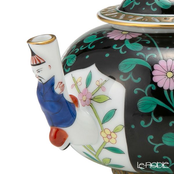 ヘレンド シノワズリ（中国趣味）西安の黒 SN 03305-0-21／3305 マンダリン ミニティーポット 350ml