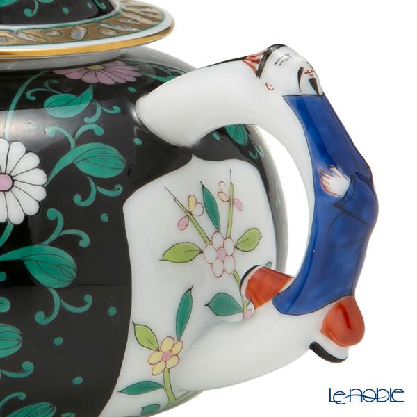 ヘレンド シノワズリ（中国趣味）西安の黒 SN 03305-0-21／3305 マンダリン ミニティーポット 350ml