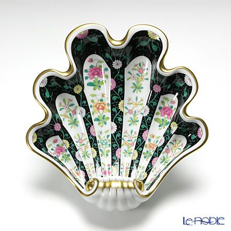 ヘレンド 西安の黒 SN 07521-0-00 シェルトレイ 23cm