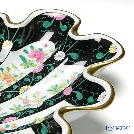 ヘレンド 西安の黒 SN 07521-0-00 シェルトレイ 23cm