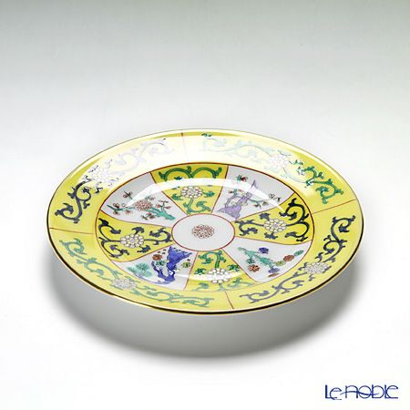 ヘレンド シノワズリ（中国趣味） 西安の黄 SJ 02512-0-00 プレート 12.5cm