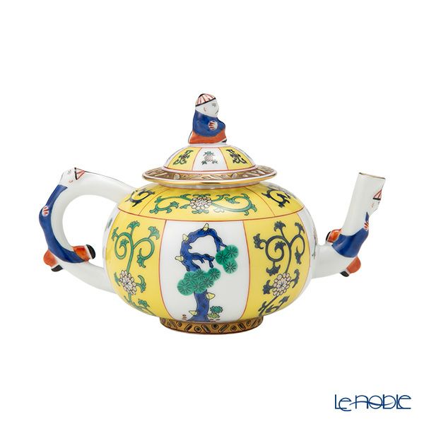 ヘレンド シノワズリ（中国趣味） 西安の黄 SJ 03305-0-21 マンダリン ミニティーポット 350ml