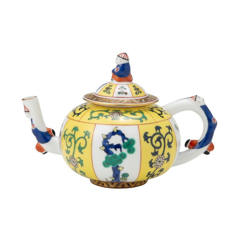 ヘレンド シノワズリ（中国趣味） 西安の黄 SJ 03305-0-21 マンダリン ミニティーポット 350ml