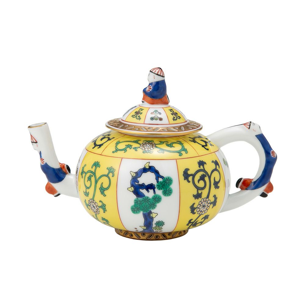 ヘレンド シノワズリ（中国趣味） 西安の黄 SJ 03305-0-21 マンダリン ミニティーポット 350ml