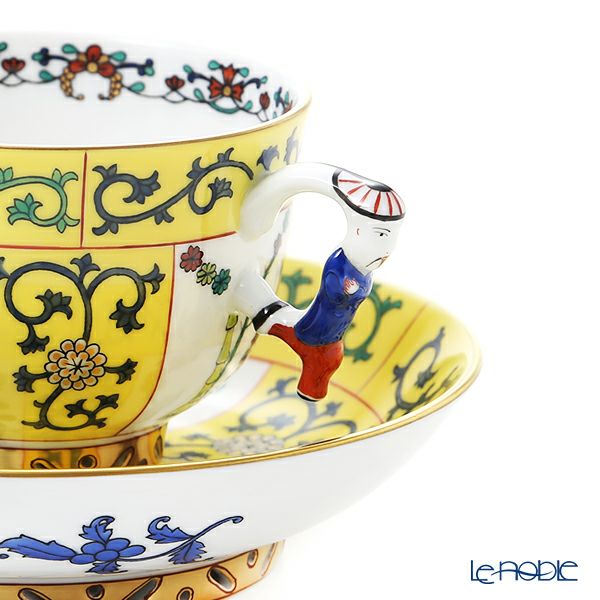 ヘレンド シノワズリ（中国趣味） 西安の黄 SJ 03364-0-21／3364 マンダリン ラージカップ＆ソーサー