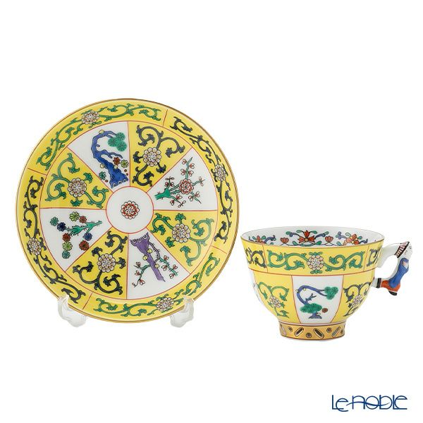 ヘレンド シノワズリ（中国趣味） 西安の黄 SJ 03371-0-21／3371 マンダリン スモールカップ＆ソーサー