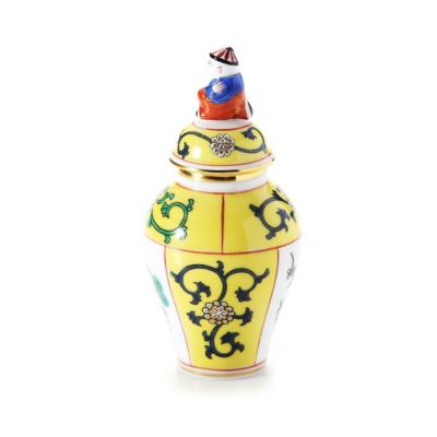 ヘレンド シノワズリ（中国趣味） 上海 SH 06574-0-21 ミニベース蓋付