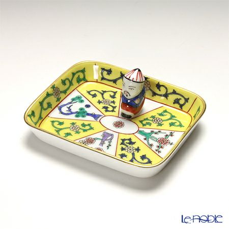 ヘレンド シノワズリ（中国趣味） 西安の黄 SJ 07733-0-21 オブロングトレイ（マンダリン） 8cm