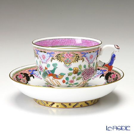 ヘレンド シノワズリ（中国趣味）ペキンの孔雀 03364-0-21／3364 マンダリン ラージカップ＆ソーサー