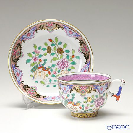 ヘレンド シノワズリ（中国趣味）ペキンの孔雀 03364-0-21／3364 マンダリン ラージカップ＆ソーサー