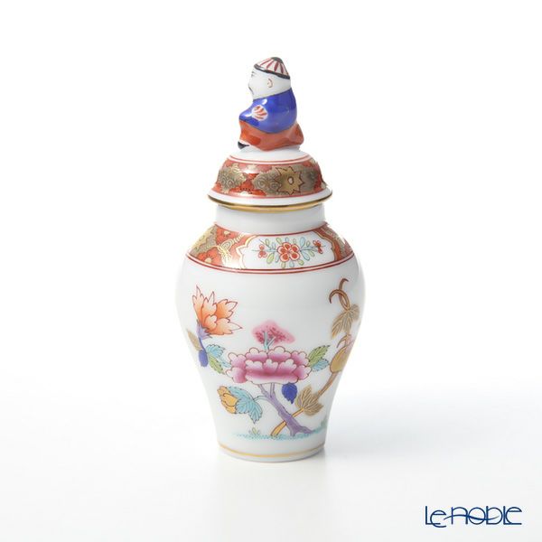 ヘレンド シノワズリ（中国趣味） 上海 SH 06574-0-21 ミニベース蓋付（マンダリン） 9cm