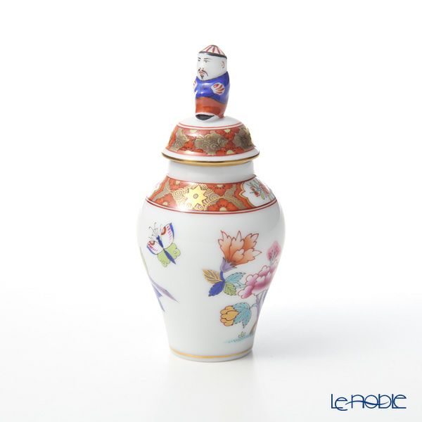 ヘレンド シノワズリ（中国趣味） 上海 SH 06574-0-21 ミニベース蓋付（マンダリン） 9cm