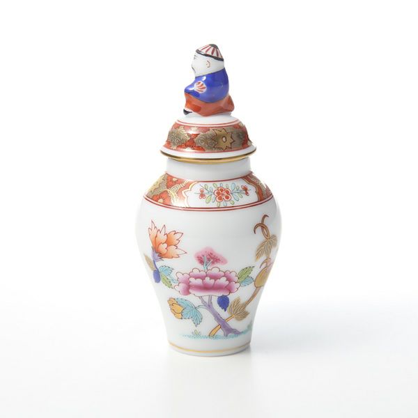 ヘレンド (HEREND) シノワズリ（中国趣味） 上海 SH 06574-0-21 ミニベース蓋付（マンダリン） 9cm