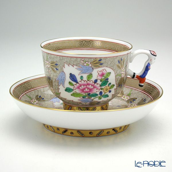 ヘレンド シノワズリ（中国趣味）カール CU 03364-0-21／3364 マンダリン ラージカップ＆ソーサー