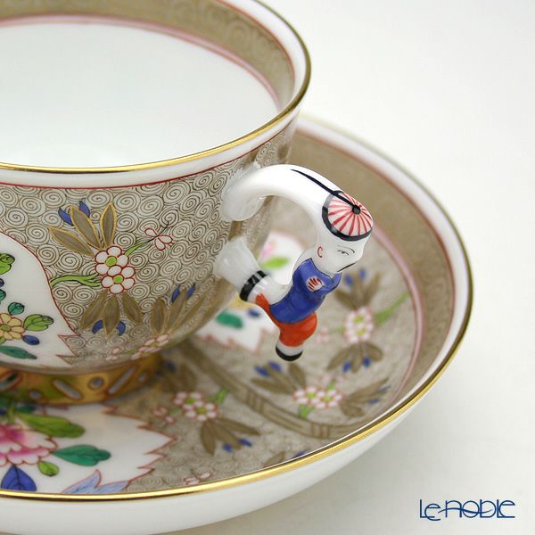 ヘレンド シノワズリ（中国趣味）カール CU 03364-0-21／3364 マンダリン ラージカップ＆ソーサー