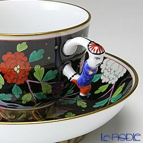 ヘレンド シノワズリ（中国趣味）マカオ MAC 03364-0-21／3364 マンダリン ラージカップ＆ソーサー