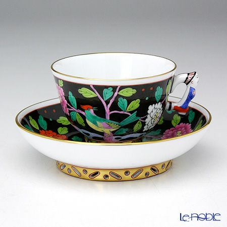 ヘレンド シノワズリ（中国趣味） マカオ MAC 03371-0-21／3371 マンダリン スモールカップ＆ソーサー