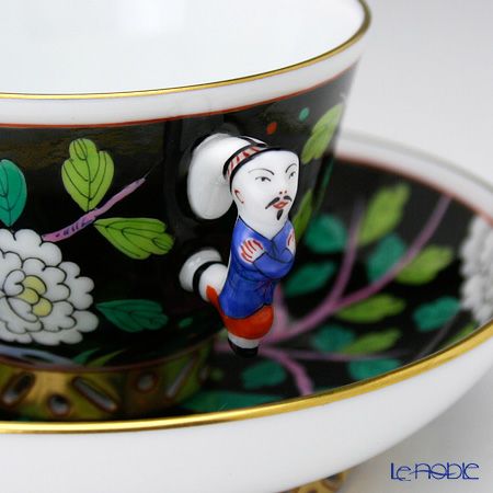 ヘレンド シノワズリ（中国趣味） マカオ MAC 03371-0-21／3371 マンダリン スモールカップ＆ソーサー