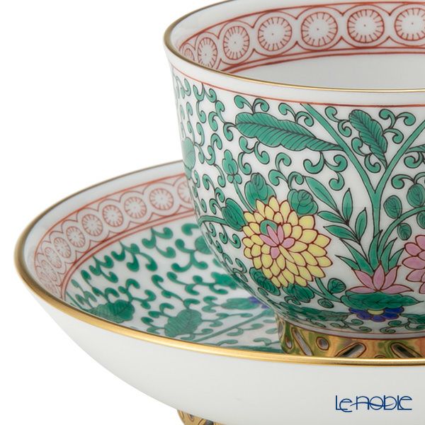 ヘレンド シノワズリ（中国趣味）トゥッピーニの薔薇 03364-0-21／3364 マンダリン ラージカップ＆ソーサー