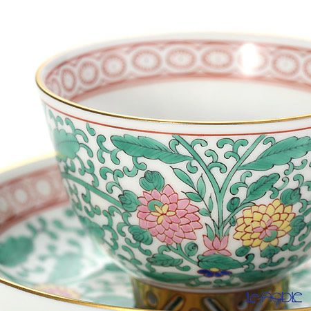 ヘレンド シノワズリ（中国趣味） トゥッピーニの薔薇 03371-0-00 スモールカップ＆ソーサー