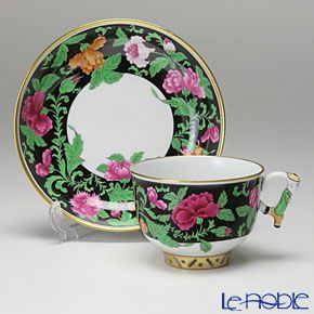 ヘレンド シノワズリ（中国趣味）康煕 QUA 03364-0-21／3364 マンダリン ラージカップ＆ソーサー