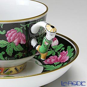 ヘレンド シノワズリ（中国趣味）康煕 QUA 03364-0-21／3364 マンダリン ラージカップ＆ソーサー