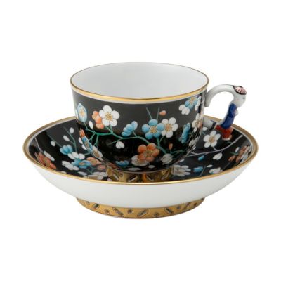 ヘレンド シノワズリ（中国趣味）黒地紅梅 PFNC 03364-0-21／3364