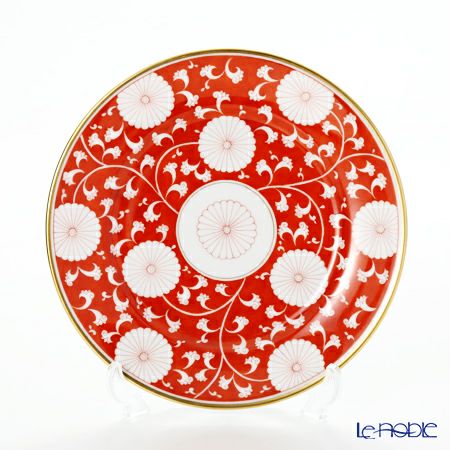 ヘレンド 赤地菊 CHRY 02518-0-00 プレート 18cm