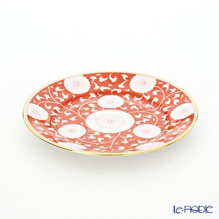 ヘレンド 赤地菊 CHRY 02518-0-00 プレート 18cm