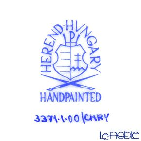 ヘレンド シノワズリ（中国趣味） 赤地菊 CHRY 03371-0-21 マンダリン スモールカップ＆ソーサー