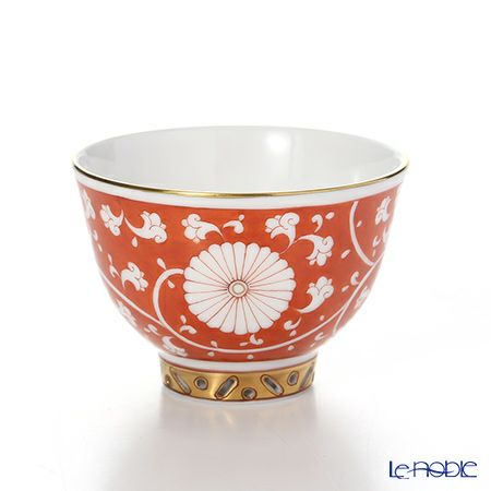 ヘレンド 赤地菊 CHRY 03375-0-00／3375 ティーボウル