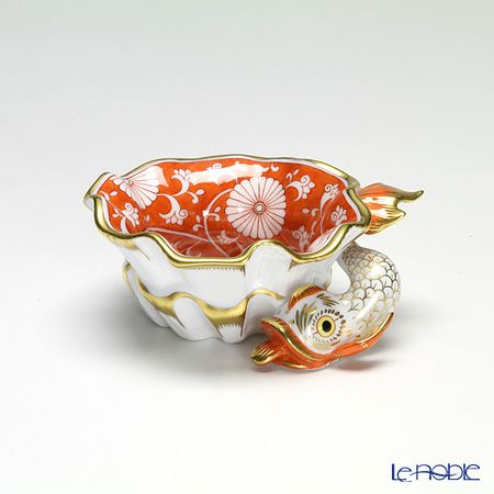 ヘレンド 赤地菊 CHRY 07729-0-00 アッシュトレイ 10cm