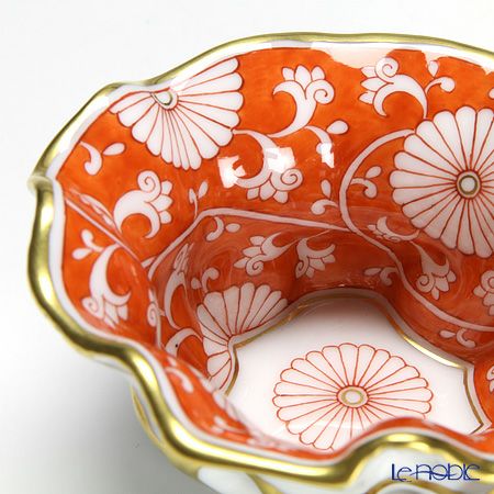 ヘレンド 赤地菊 CHRY 07729-0-00 アッシュトレイ 10cm