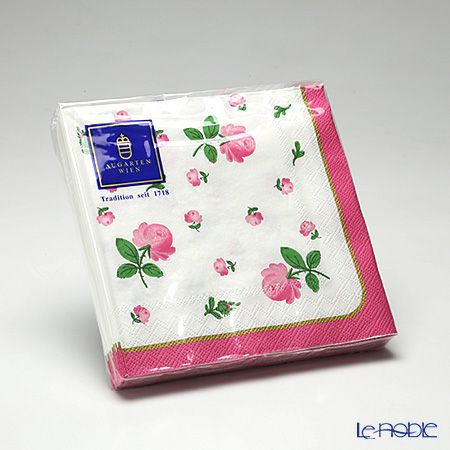 アウガルテン（AUGARTEN） ウィンナーローズ ピンク（5089R） ペーパーナプキン 20枚セット 33×33cm