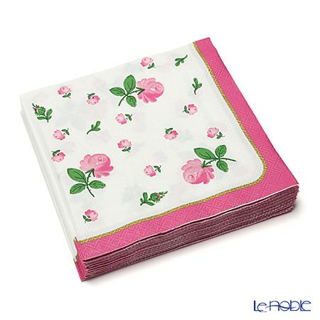 アウガルテン（AUGARTEN） ウィンナーローズ ピンク（5089R） ペーパーナプキン 20枚セット 33×33cm