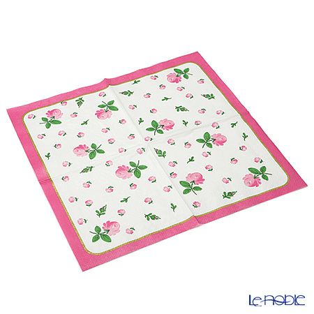 アウガルテン（AUGARTEN） ウィンナーローズ ピンク（5089R） ペーパーナプキン 20枚セット 33×33cm